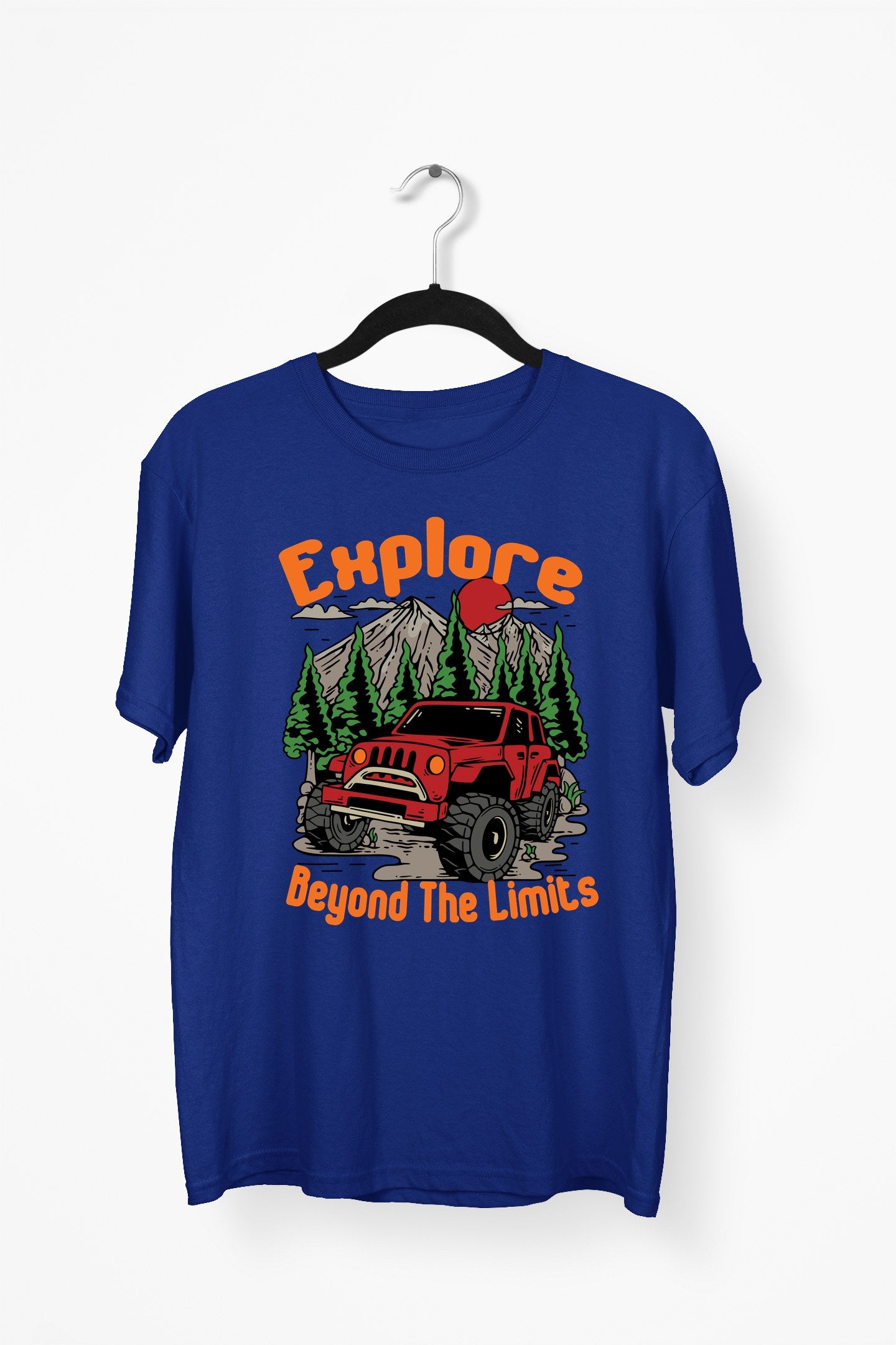 Explore Beyond The Limits Premium Tee — Navy Blue