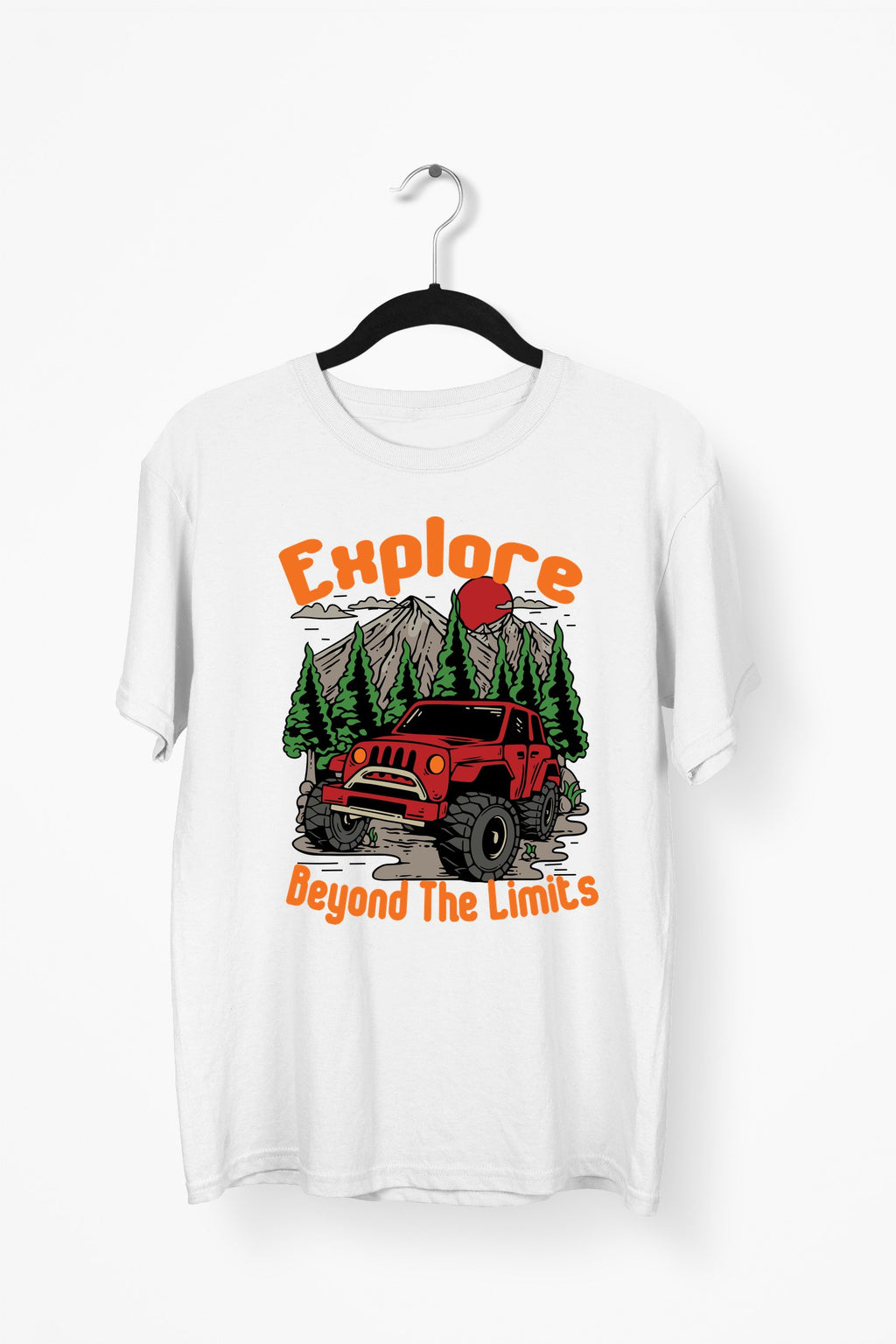 Explore Beyond The Limits Premium Tee — White