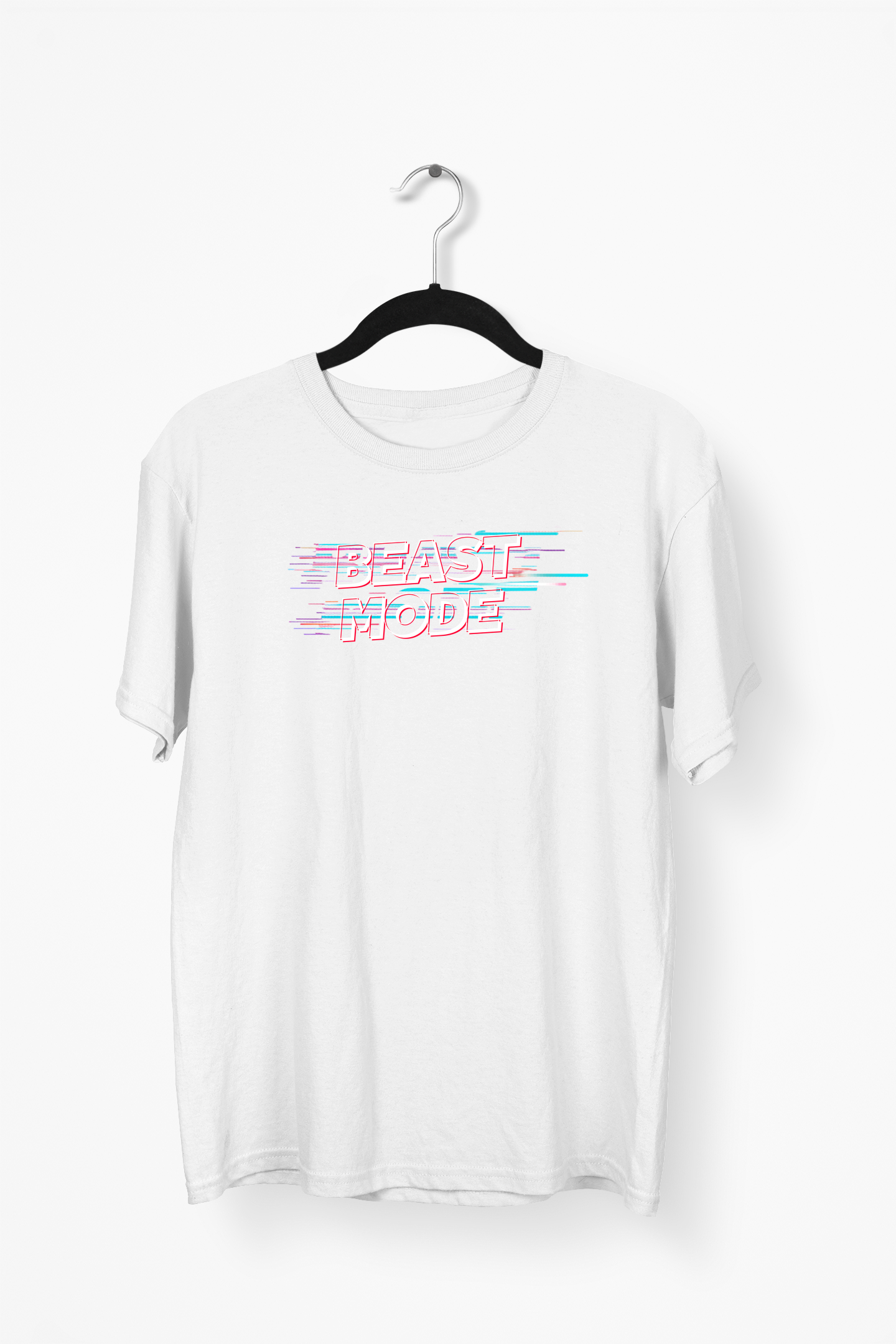 Beast Mode Buffering Premium Tee — White