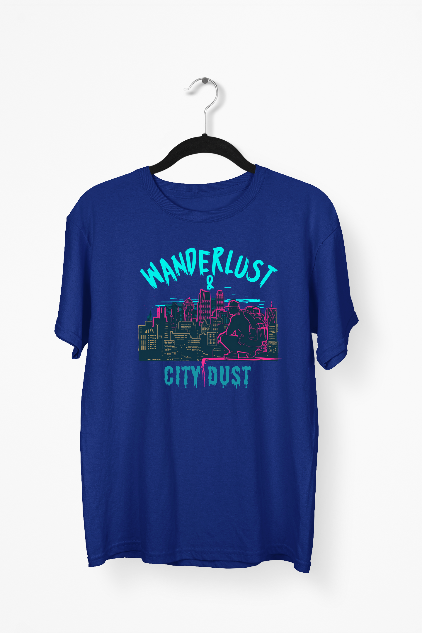 Urban Street Premium Tee — Navy Blue