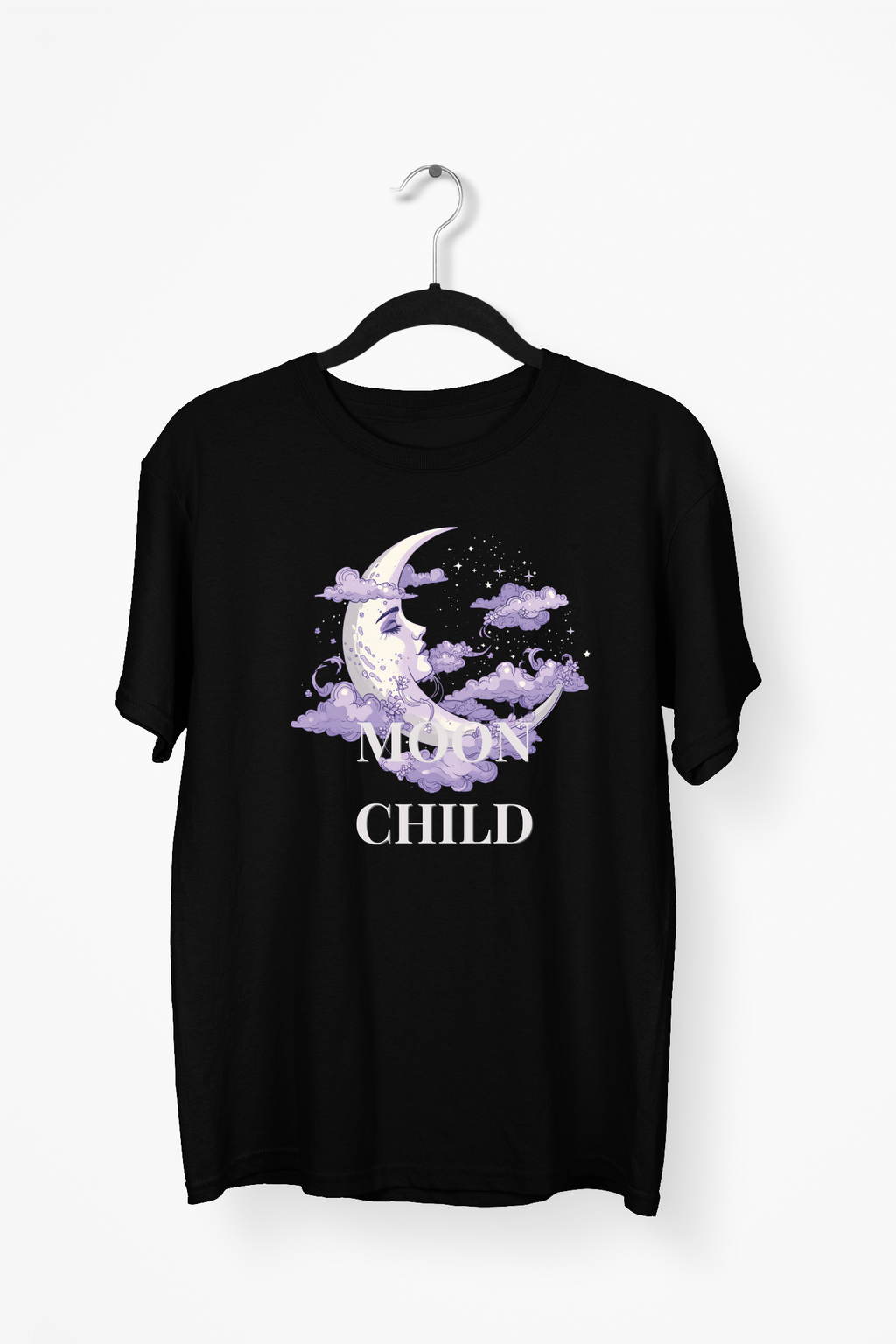 Moon Child Premium Tee — Black