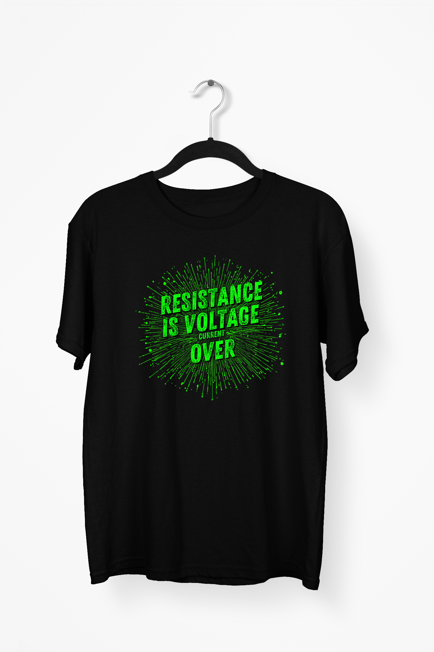 Circuit Board Premium Tee — Black