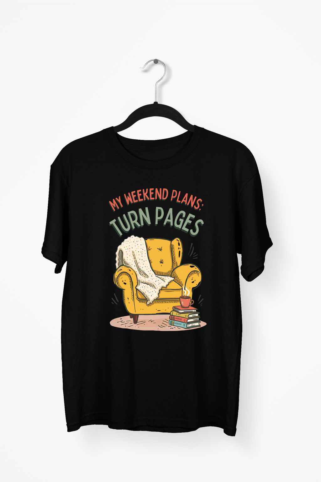 Reading Nook Premium Tee — Black