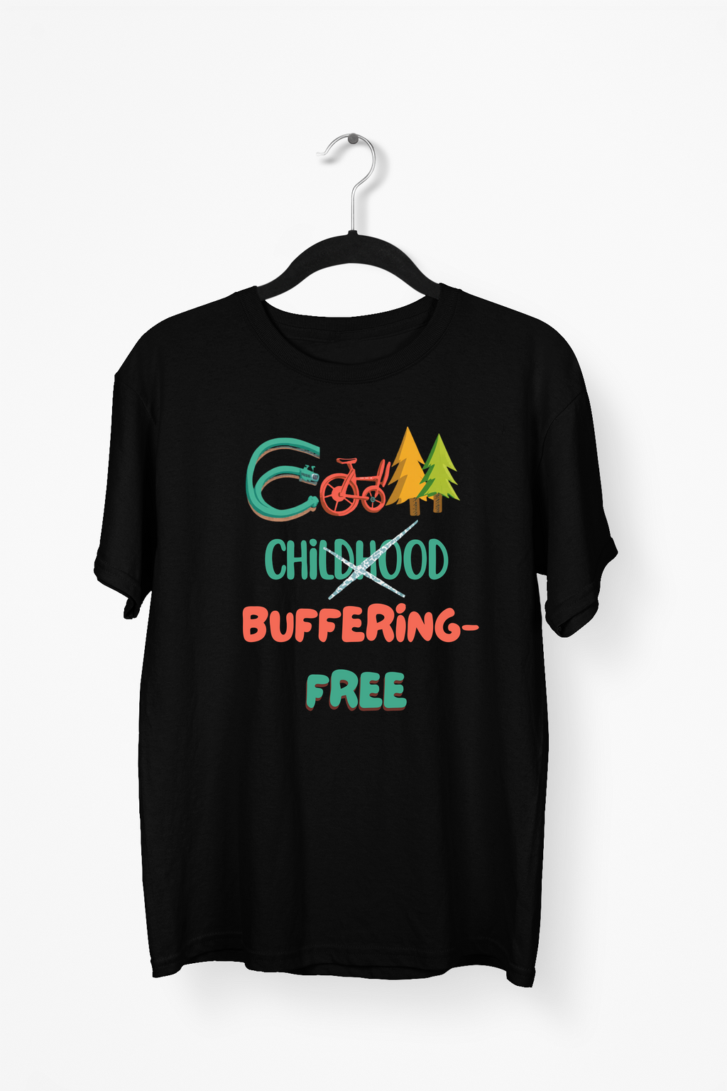 Signature Graphic Premium Tee — Black