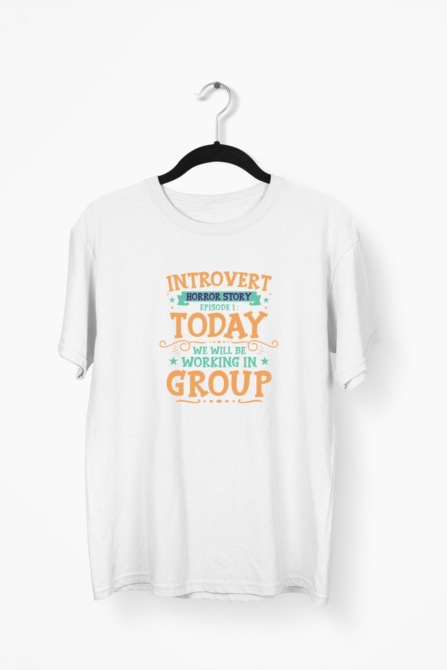 Introvert Premium Tee — White