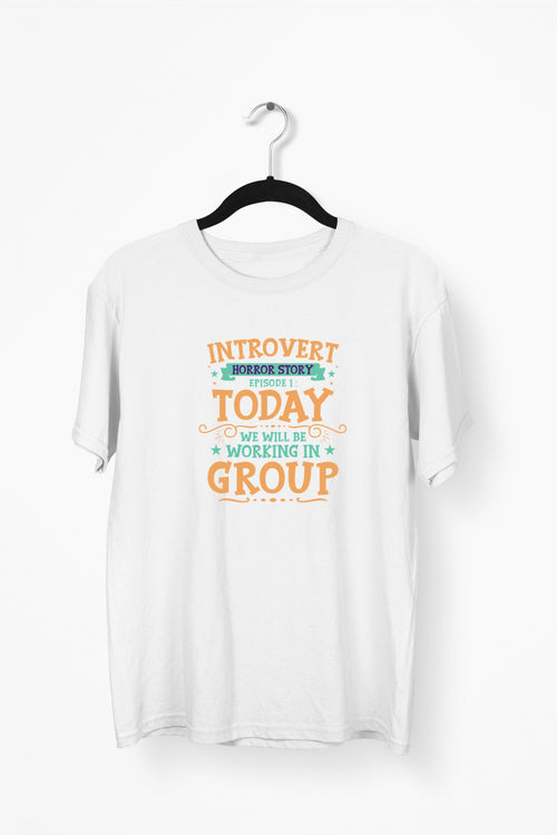 Introvert Premium Tee — White