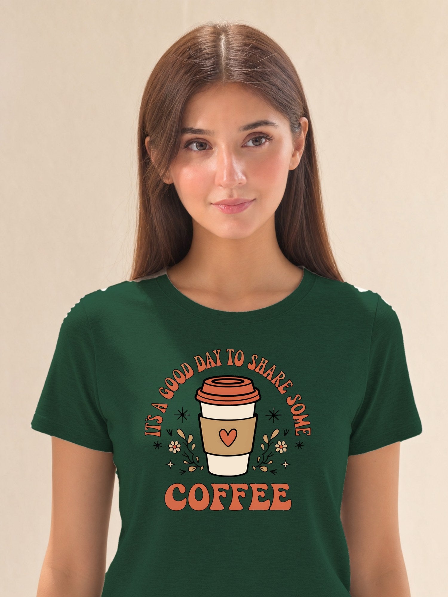 Model - Female Closeup - Bottle Green