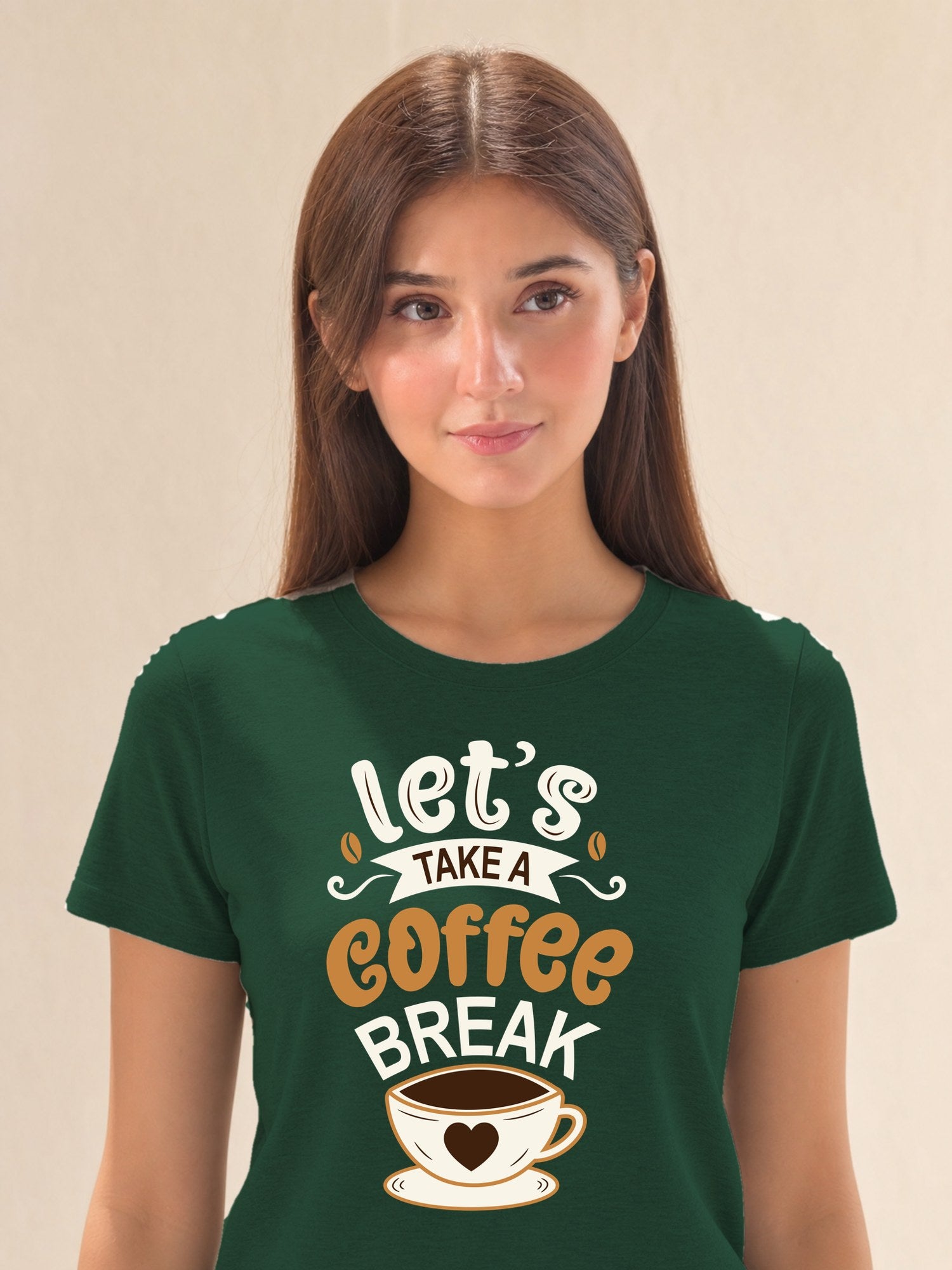 Model - Female Closeup - Bottle Green
