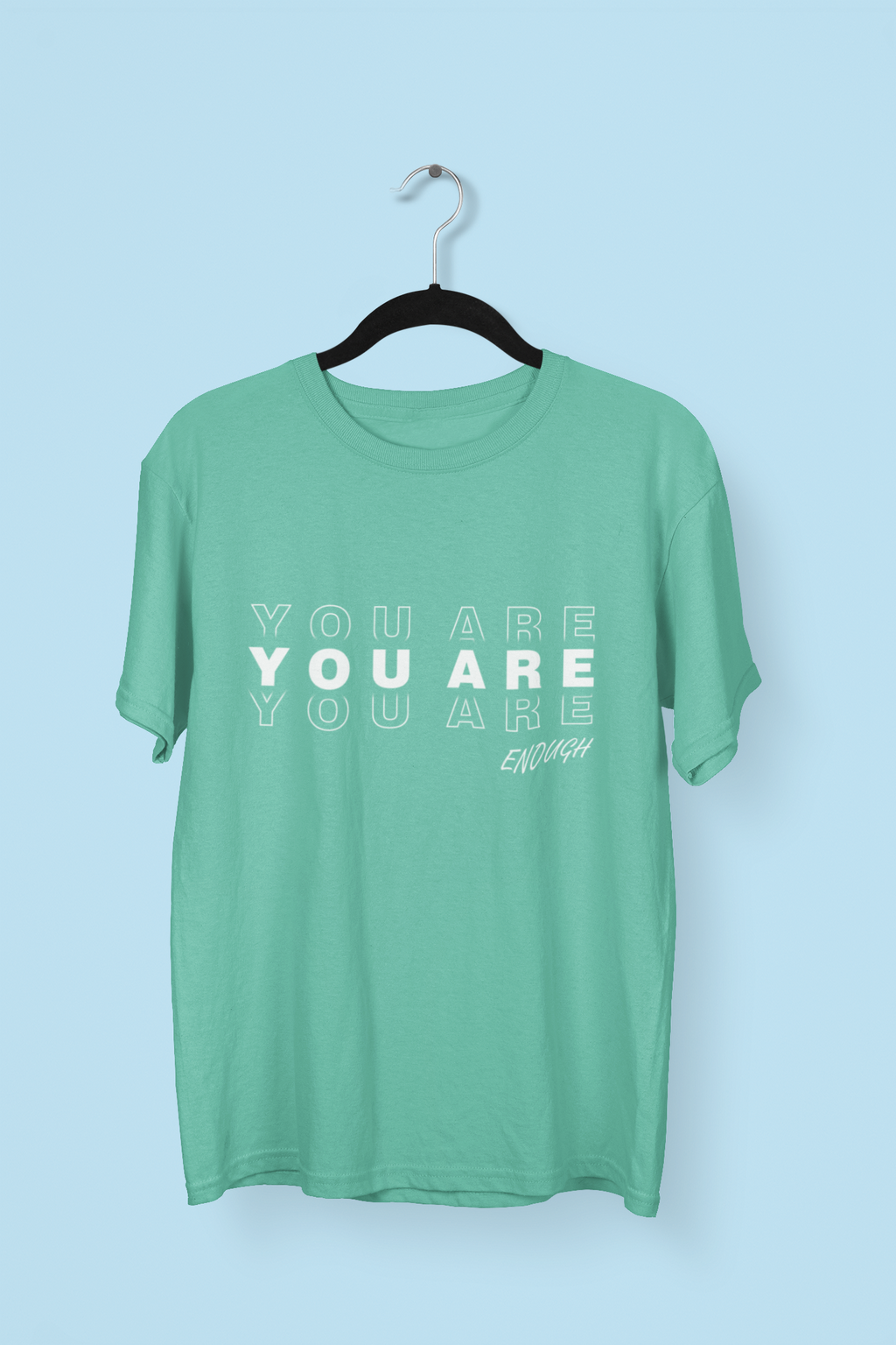 You are enough (White) Premium Tee