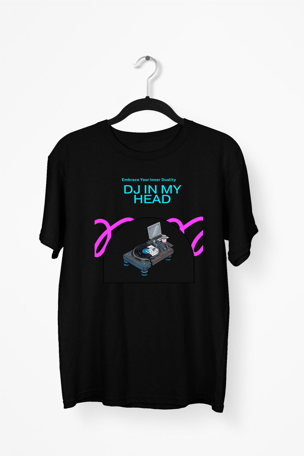 DJ In My Head Premium Tee — Black