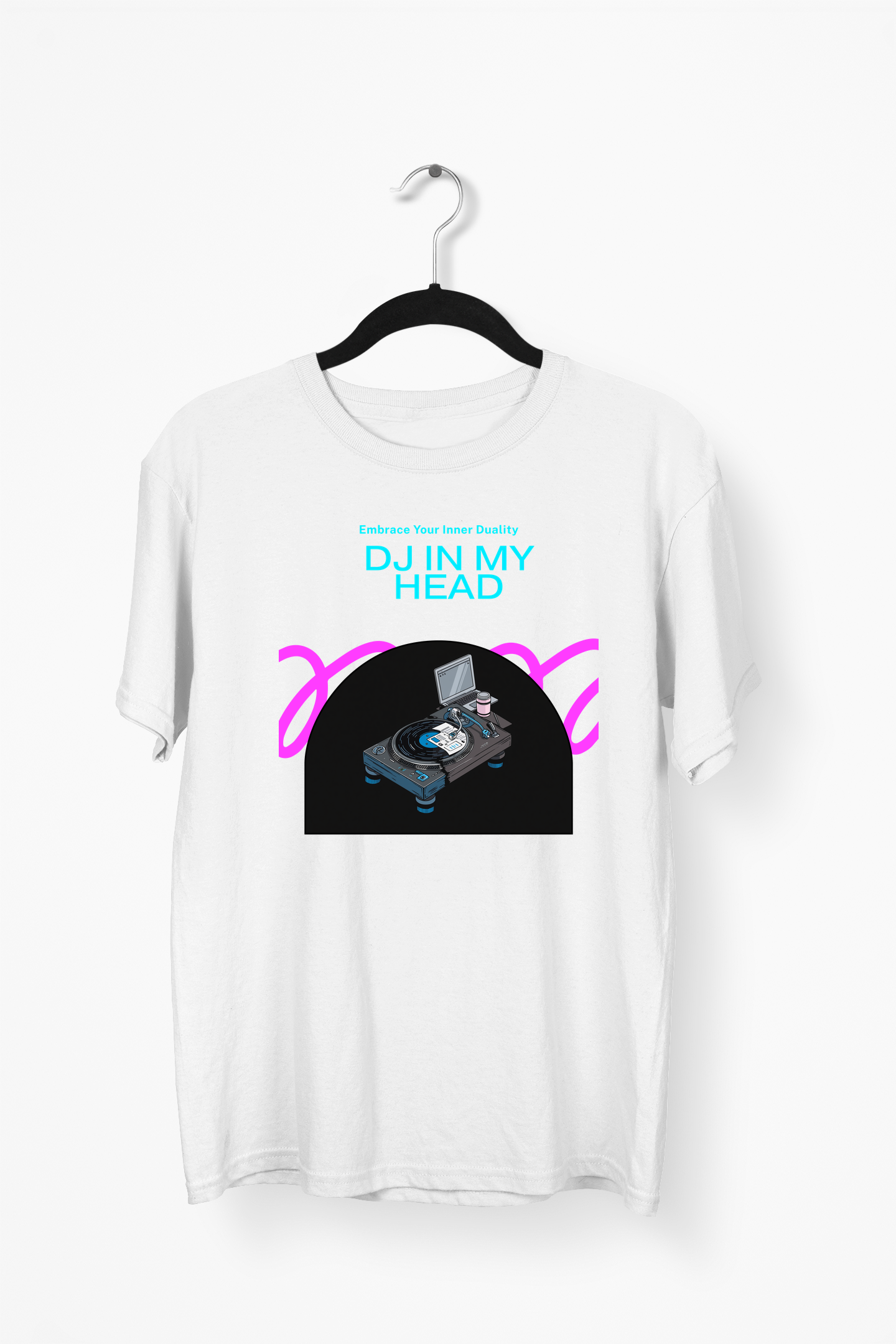 DJ In My Head Premium Tee — White
