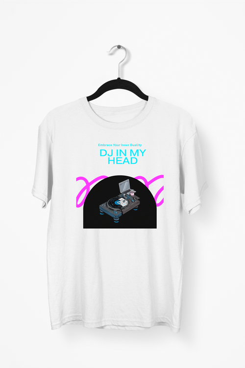 DJ In My Head Premium Tee — White