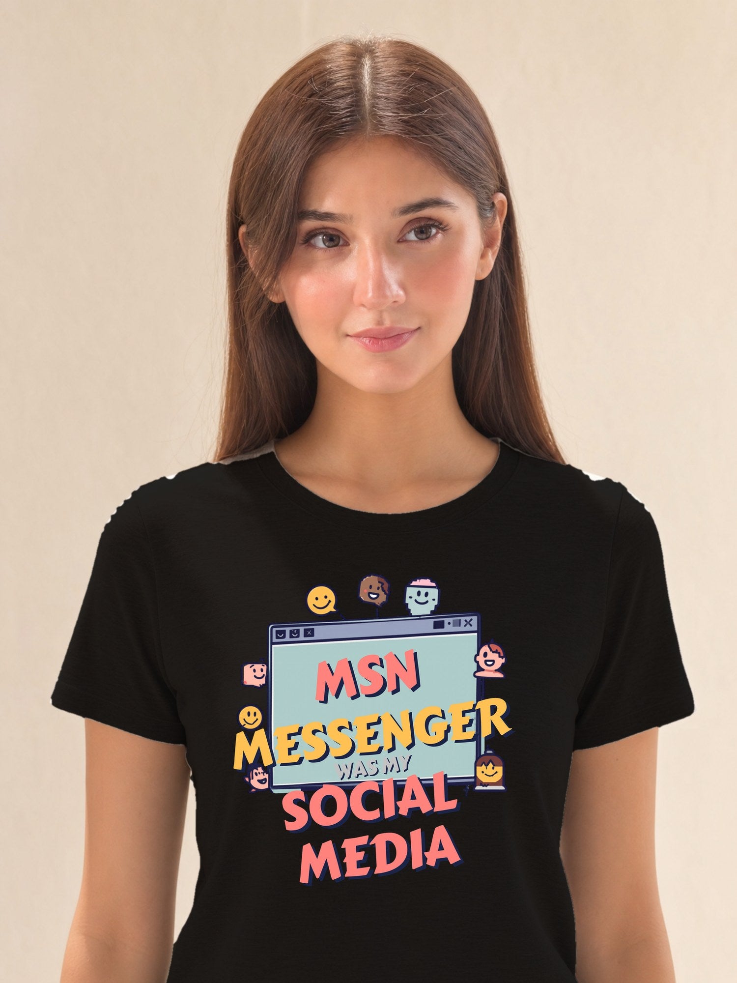 MSN Messenger - female model (closeup)