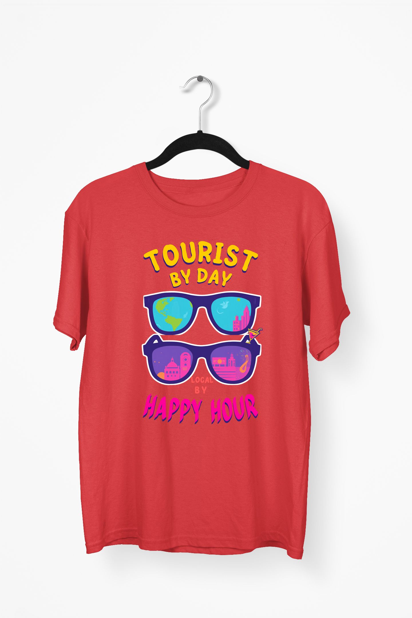 Shades Premium Tee — Red