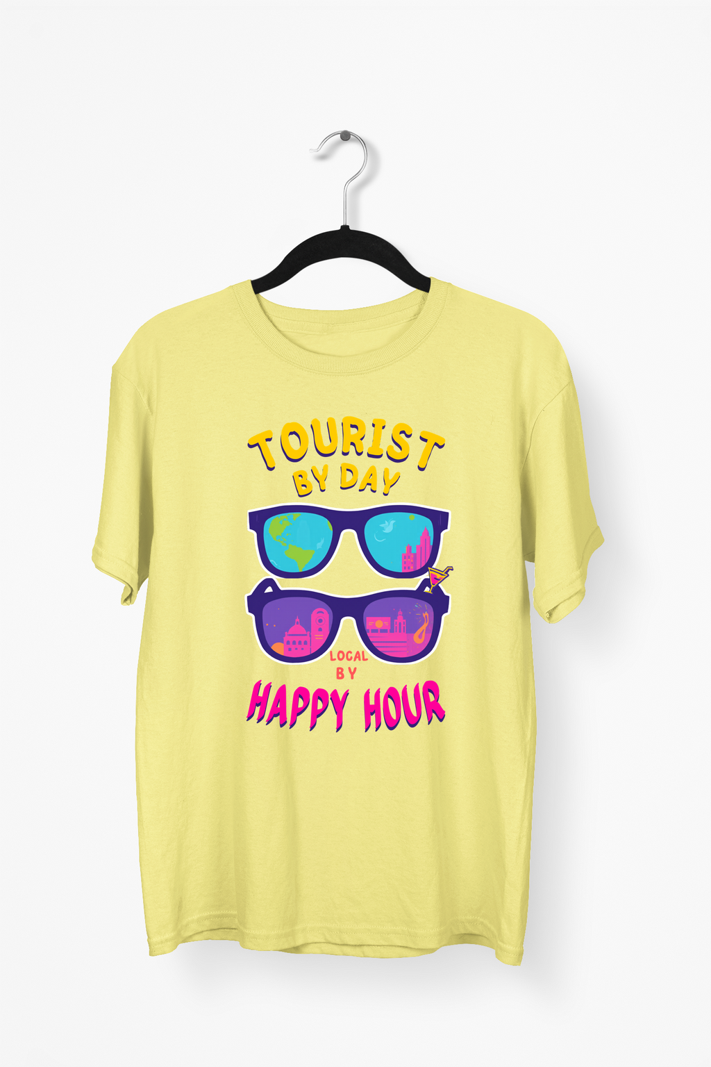Shades Premium Tee — Yellow