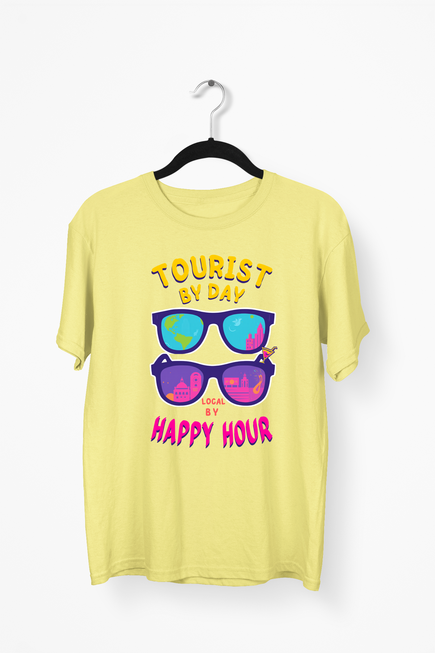 Shades Premium Tee — Yellow