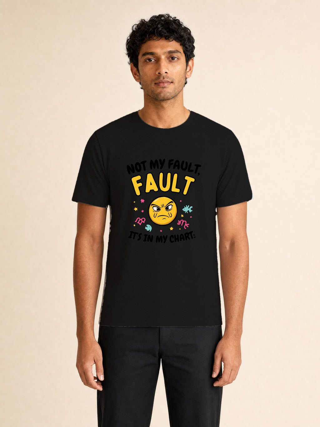 Shrug Emoji - male model (full)