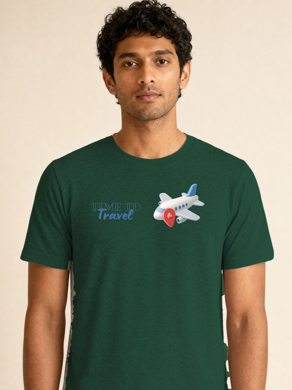 Model - Male Closeup - Bottle Green