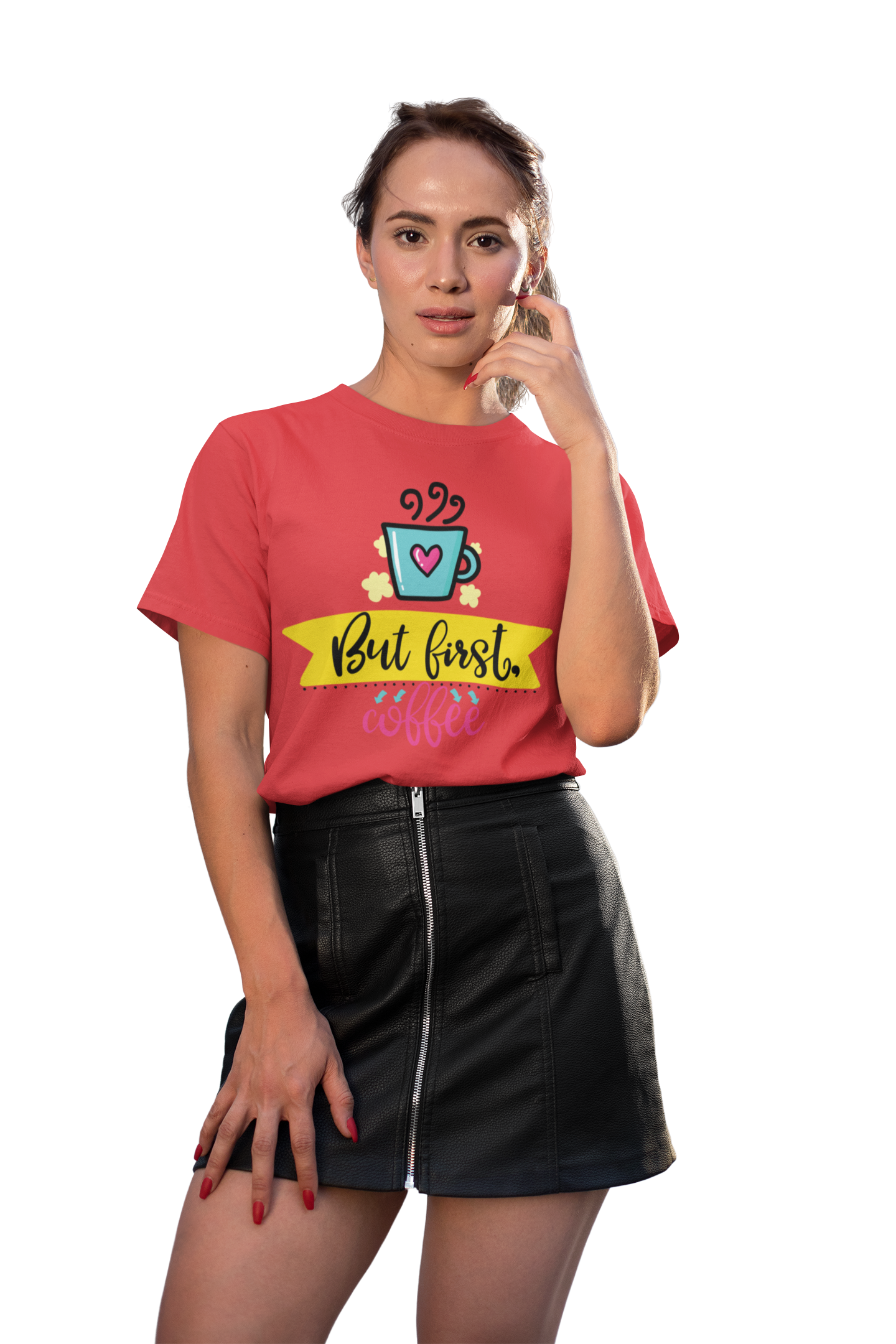 But First Coffee Premium Tee