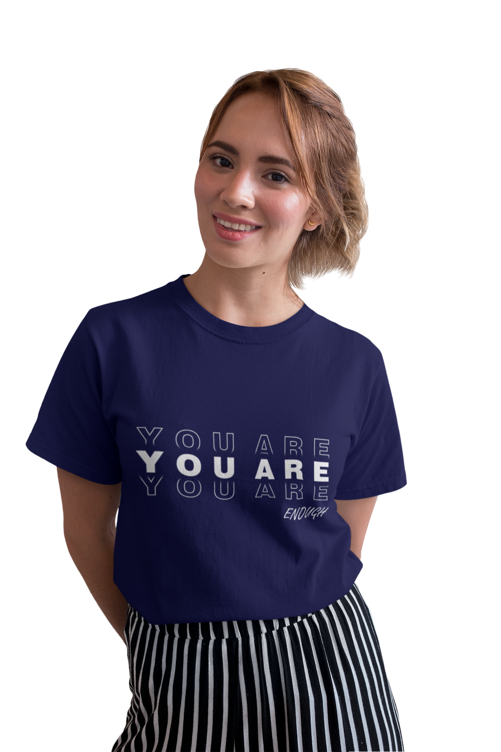 You are enough (White) Premium Tee