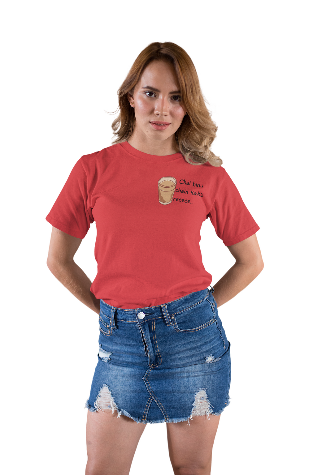 Chai Bina Chain Kahan Re Premium Tee