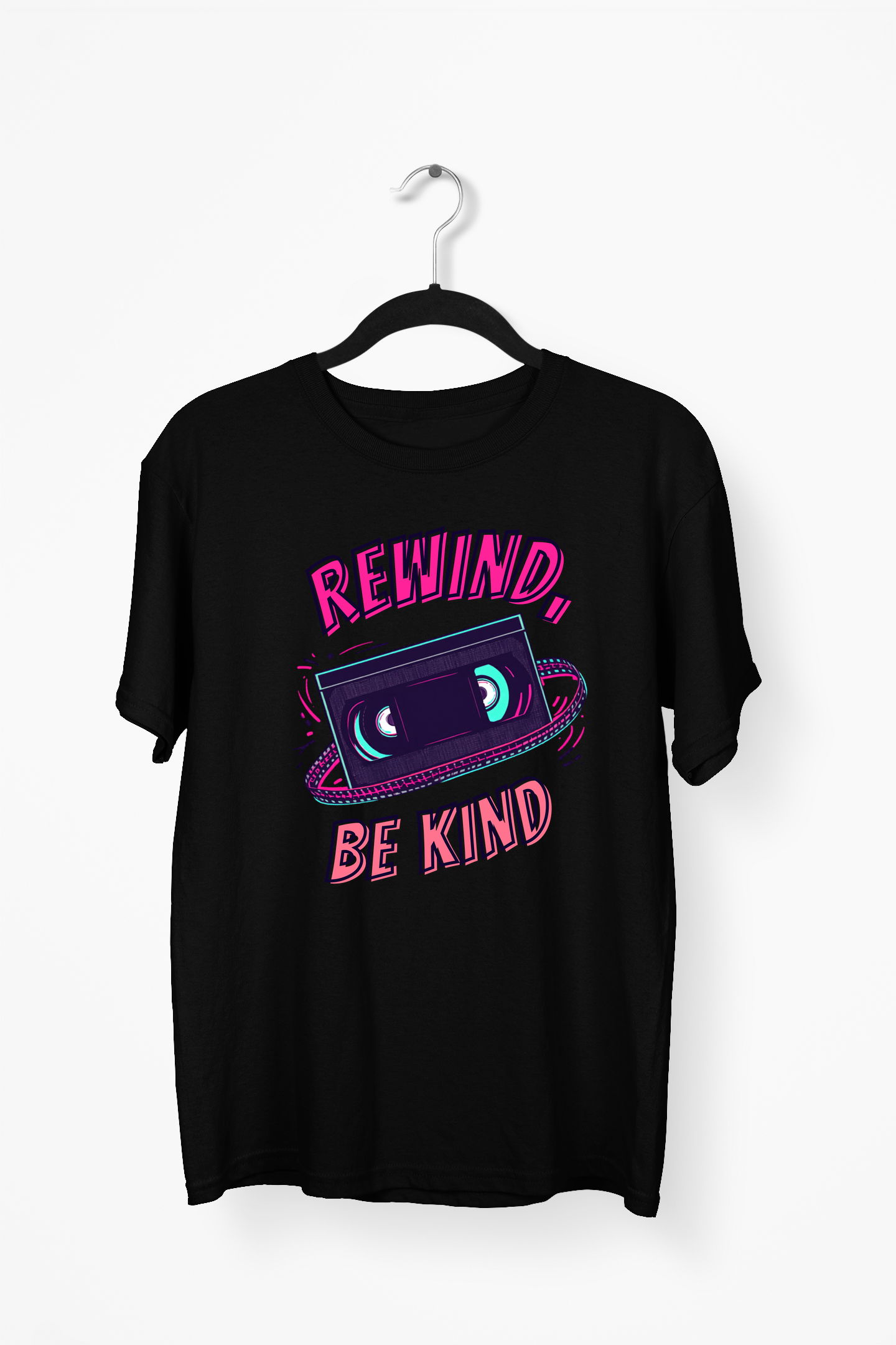 Hand-Drawn Premium Tee — Black