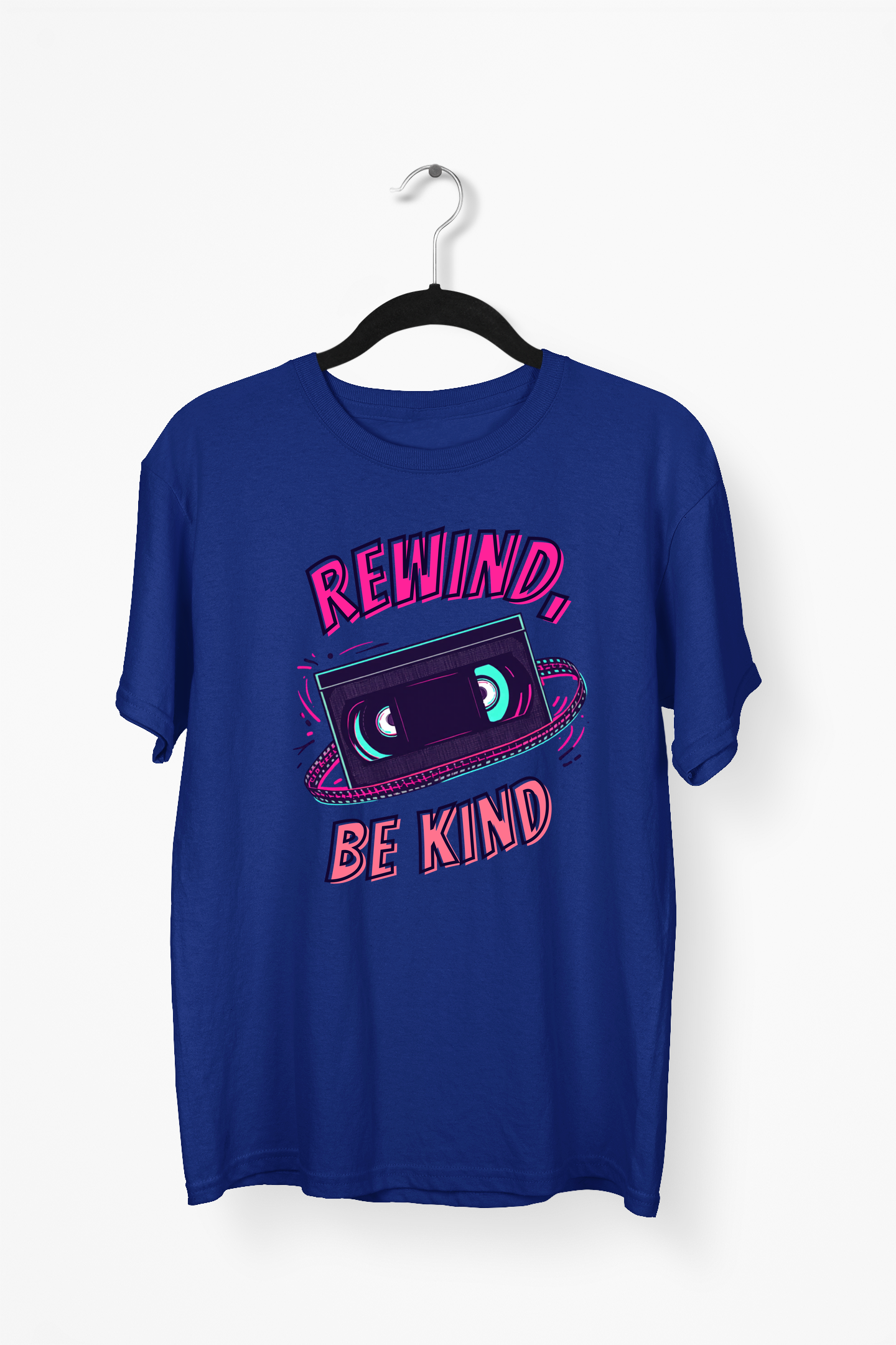 Hand-Drawn Premium Tee — Navy Blue
