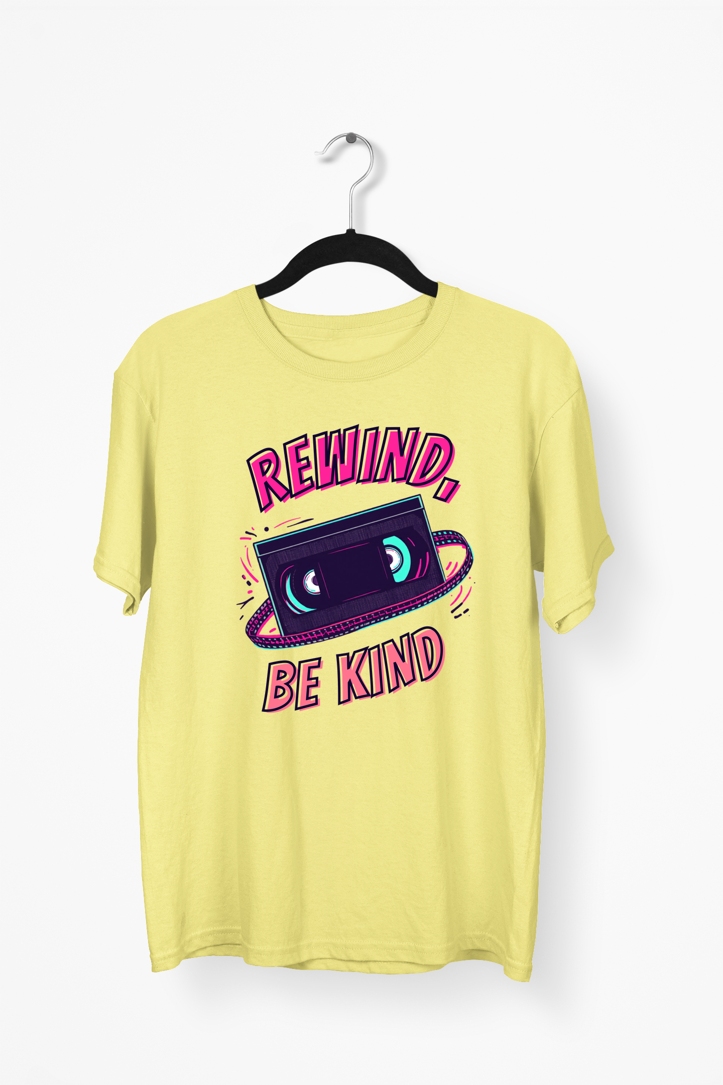 Hand-Drawn Premium Tee — Yellow