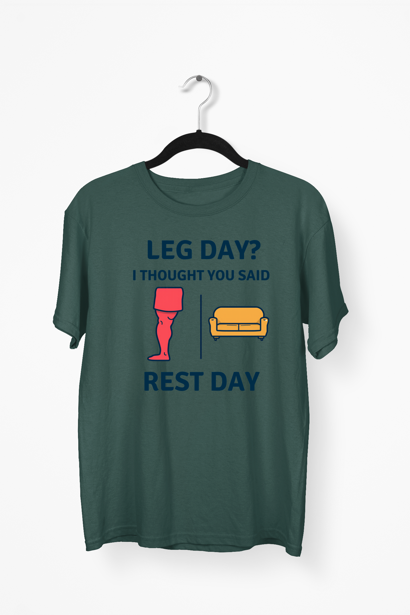Gym Humor Premium Tee — Bottle Green