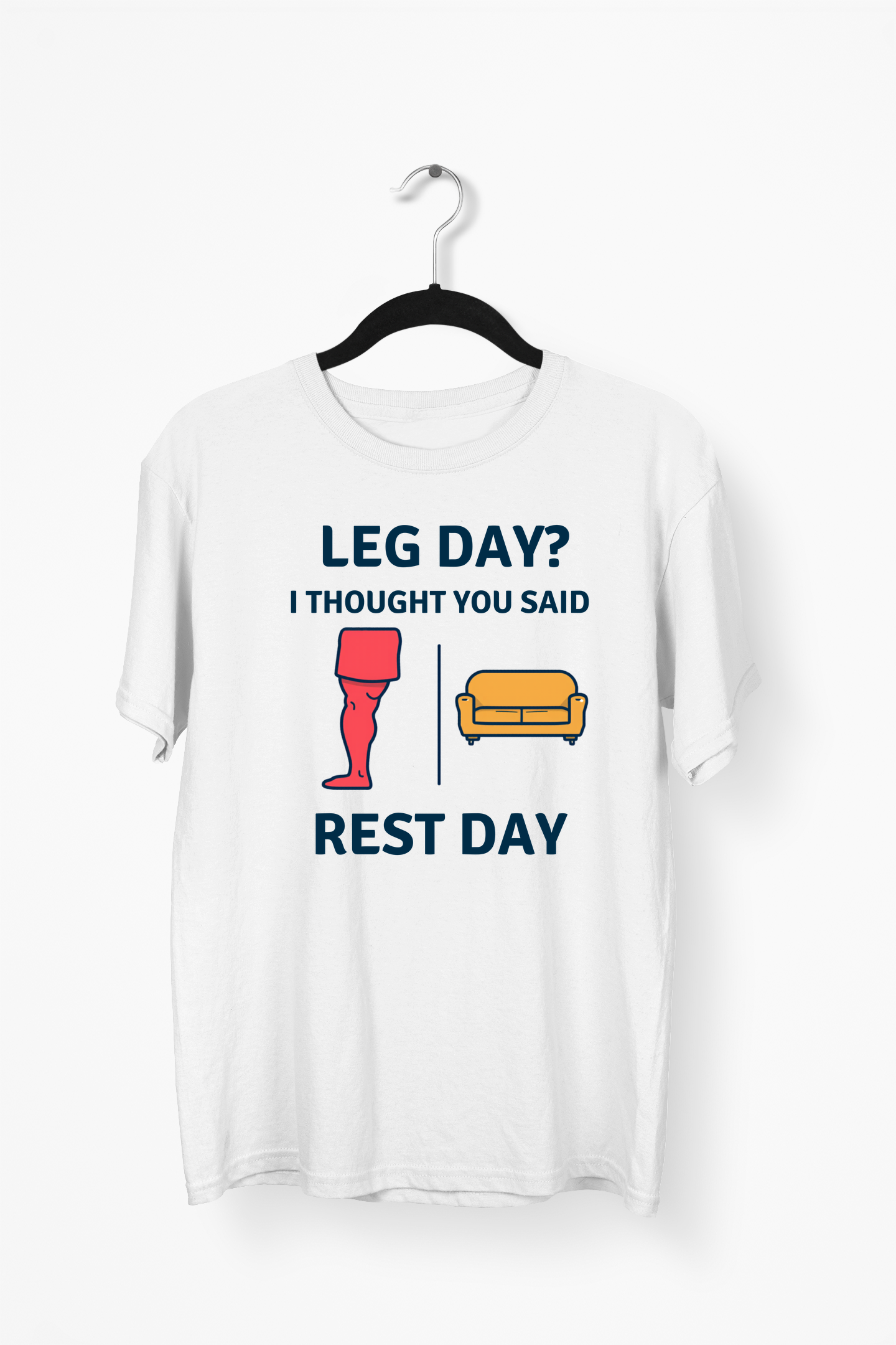 Gym Humor Premium Tee — White