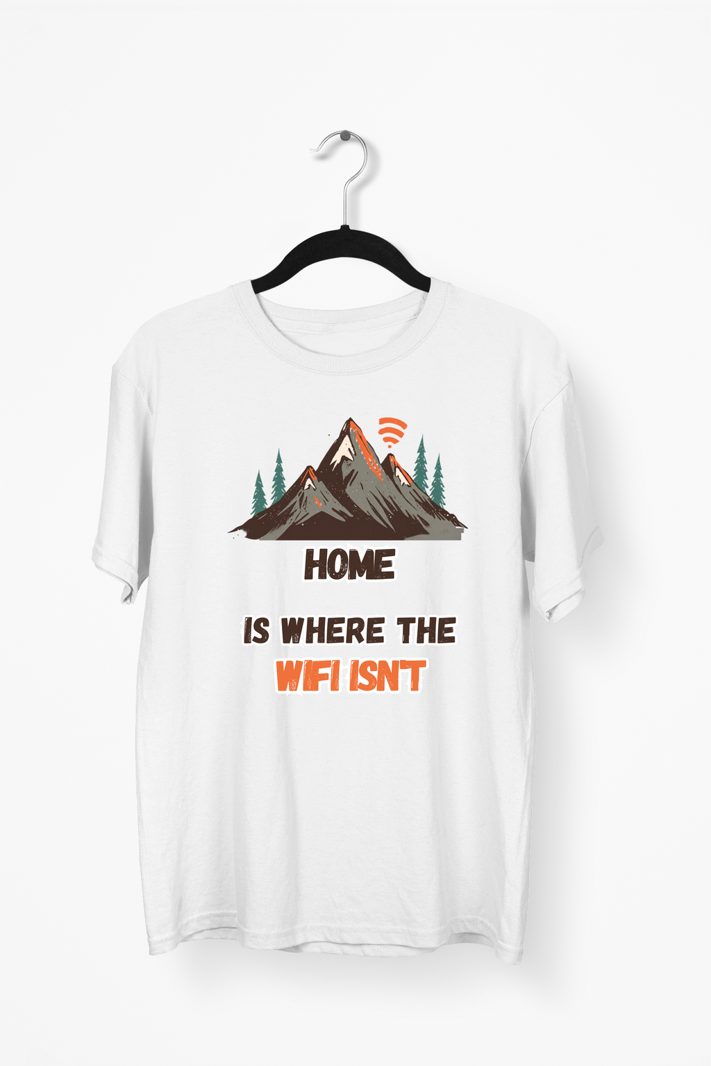 Mountain Scene Premium Tee — White