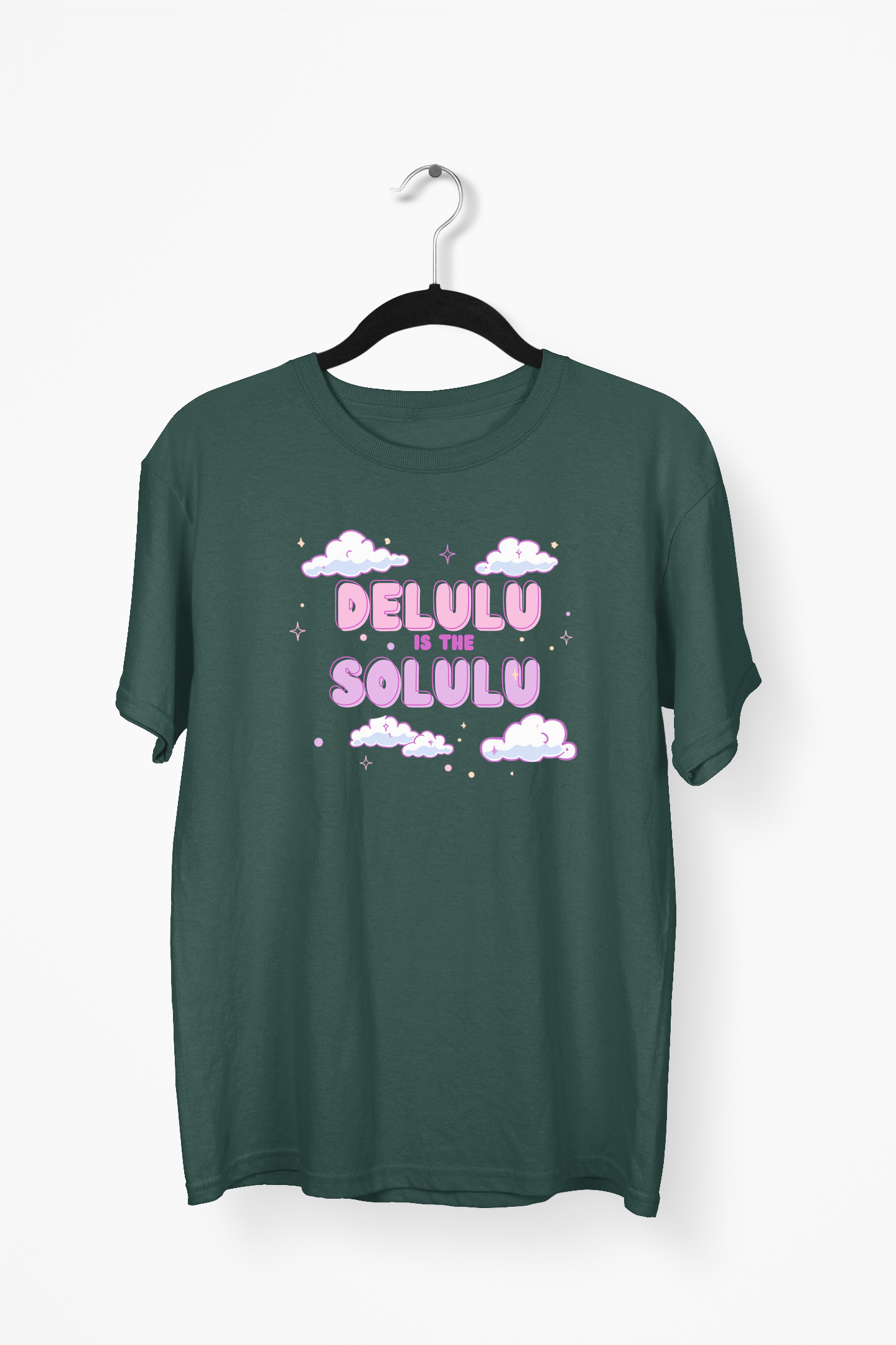 Y2K Premium Tee — Bottle Green